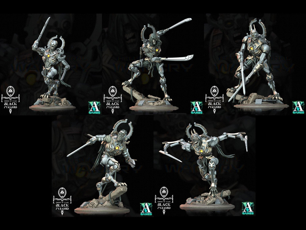 3D Printed Archvillain Games Empire of Stars - Black Pyramid Keteph Knumhar 28 32mm D&D (Online Only)