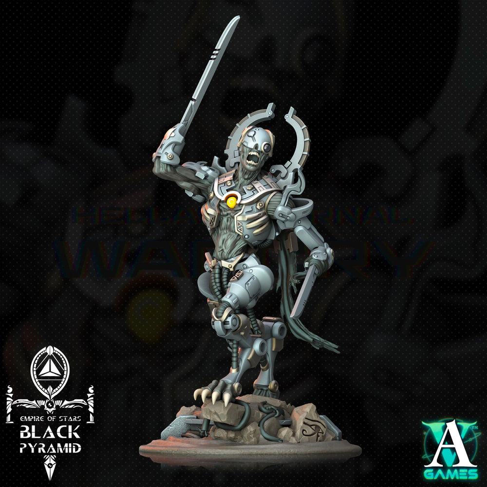 3D Printed Archvillain Games Empire of Stars - Black Pyramid Keteph Knumhar 28 32mm D&D (Online Only)