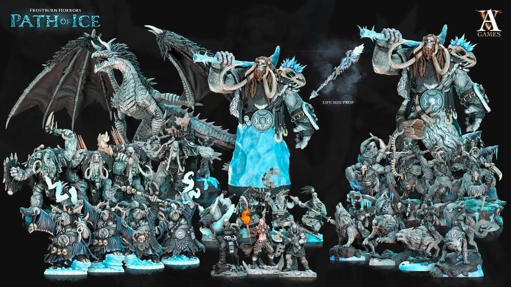 3D Printed Archvillain Games Felga Frostheart - Grave Cleric Society Vol. XVIII 28 32mm D&D (Online Only)