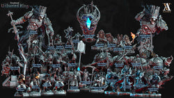 3D Printed Archvillain Games Fulgor Mortis - Gravebound The Unburied King 28 32mm D&D (Online Only)