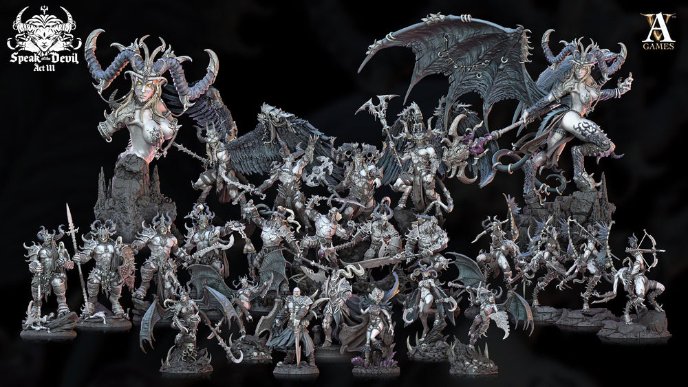 3D Printed Archvillain Games Anedos - The Lost Grace Speak of the Devil Vol. III 28 32mm (Online Only)