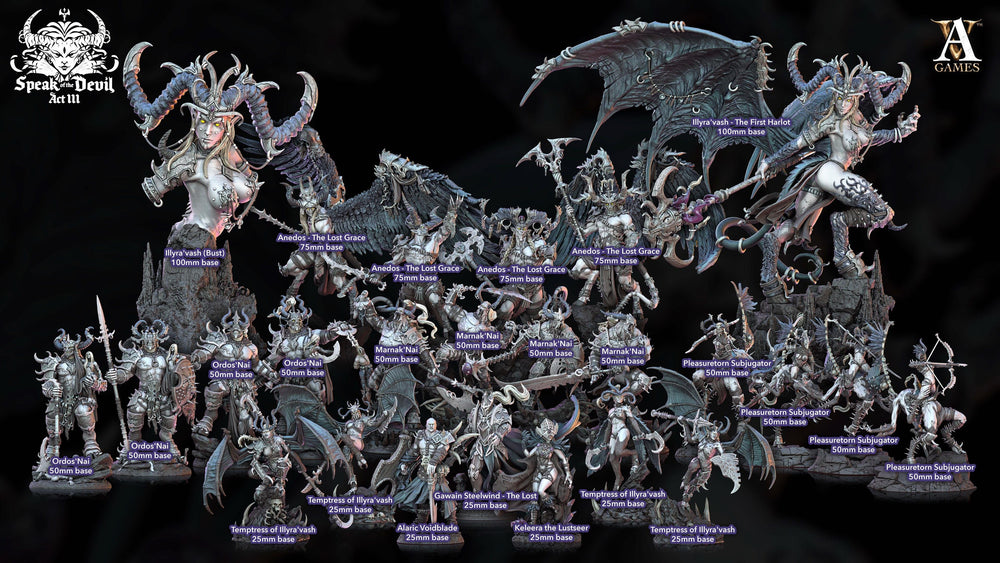 3D Printed Archvillain Games Pleasuretorn Subjugators Set Speak of the Devil Vol. III 28 32mm (Online Only)