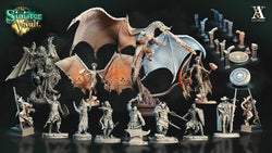 3D Printed Archvillain Games Kalineas the Broken Death Knight The Sinister Vault 28 32mm D&D (Online Only)
