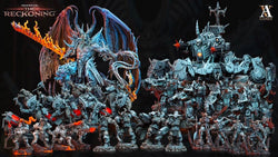 3D Printed Archvillain Games Kaus Chaosbred Dreadnaught Demonstar - The Reckoning 28 32mm D&D (Online Only)