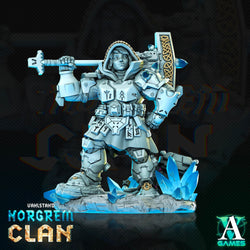 3D Printed Archvillain Games Norgrem Gemsourcers Vahlstahd - Norgrem Clan 28 32mm D&D (Online Only)