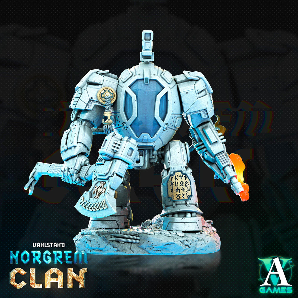 3D Printed Archvillain Games Norgrem Ironclads Vahlstahd - Norgrem Clan 28 32mm D&D (Online Only)