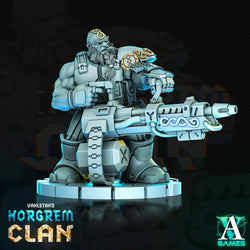 3D Printed Archvillain Games Norgrem Raiders Vahlstahd - Norgrem Clan 28 32mm D&D (Online Only)