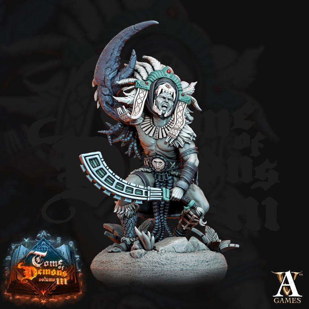 3D Printed Archvillain Games Qyintakla Corrupted Hunters Tome of Demons 28 32mm D&D (Online Only)