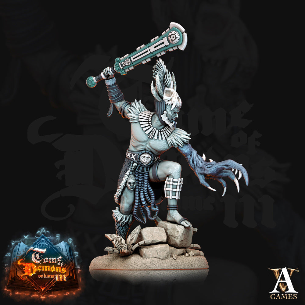 3D Printed Archvillain Games Qyintakla Corrupted Hunters Tome of Demons 28 32mm D&D (Online Only)