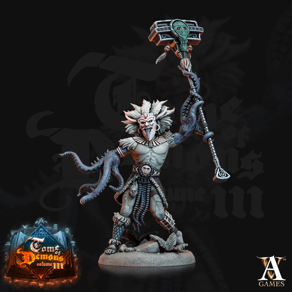 3D Printed Archvillain Games Qyintakla Corrupted Hunters Tome of Demons 28 32mm D&D (Online Only)