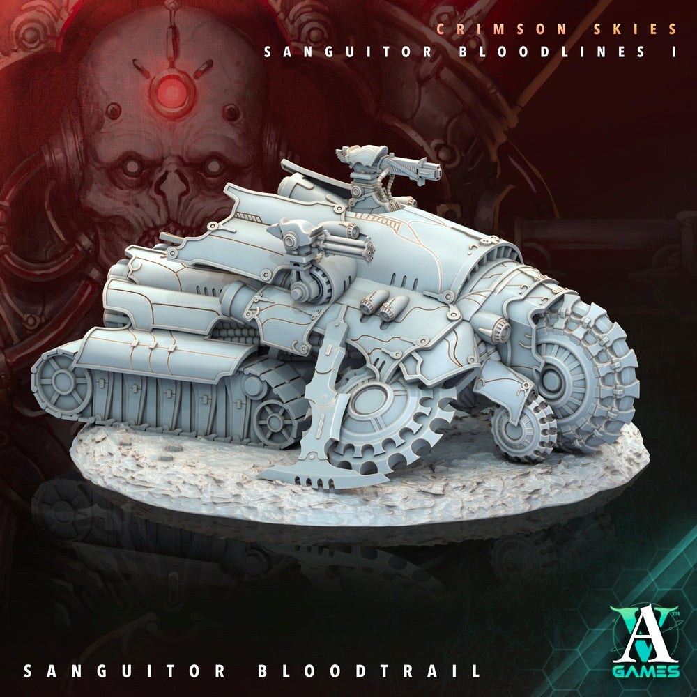 3D Printed Archvillain Games Sanguitor Bloodtrail Crimson Skies - Sanguitor Bloodlines Bloodright - Anathema 28 32mm D&D (Online Only)