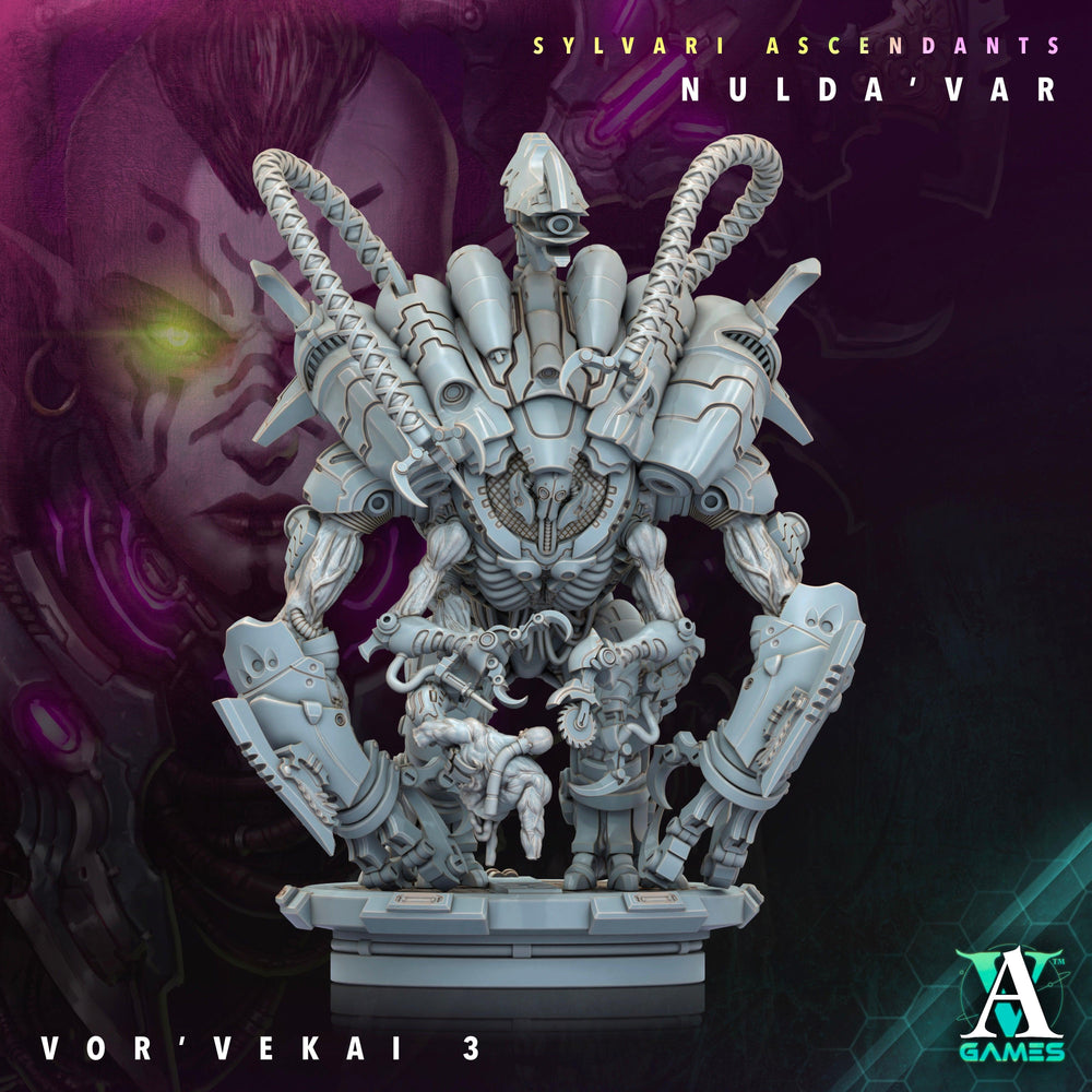 3D Printed Archvillain Games Sylvari Ascendants - Nulda Var Vor Vekai 28 32mm D&D (Online Only)