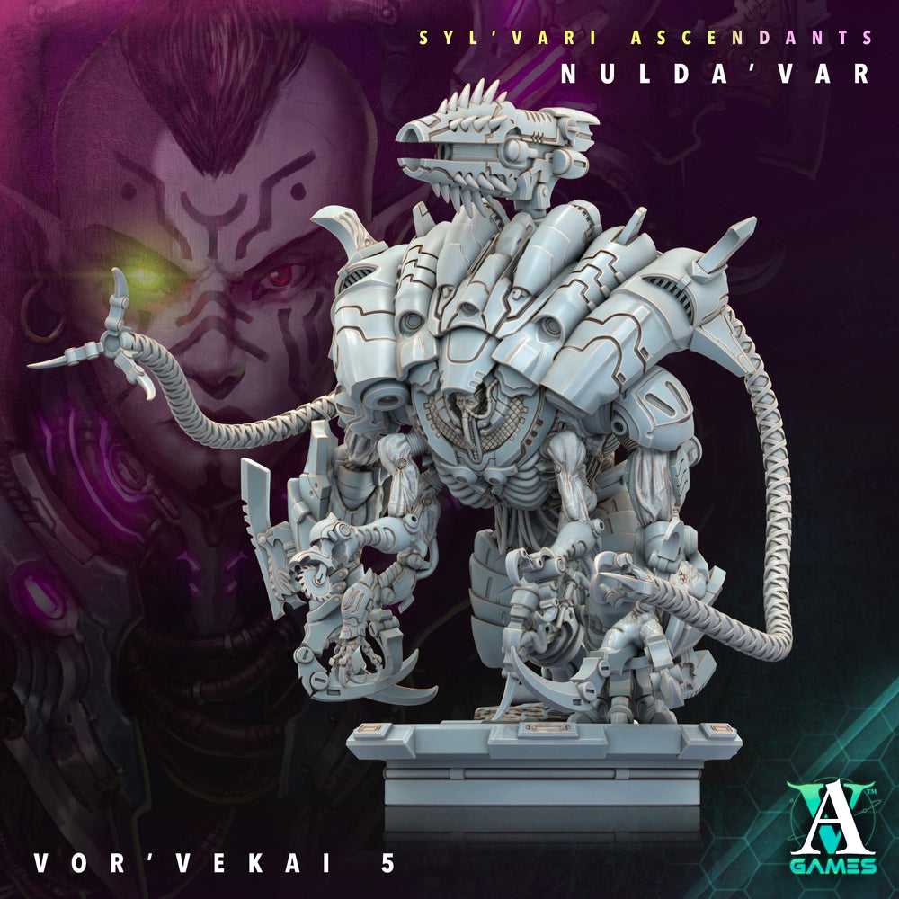 3D Printed Archvillain Games Sylvari Ascendants - Nulda Var Vor Vekai 28 32mm D&D (Online Only)