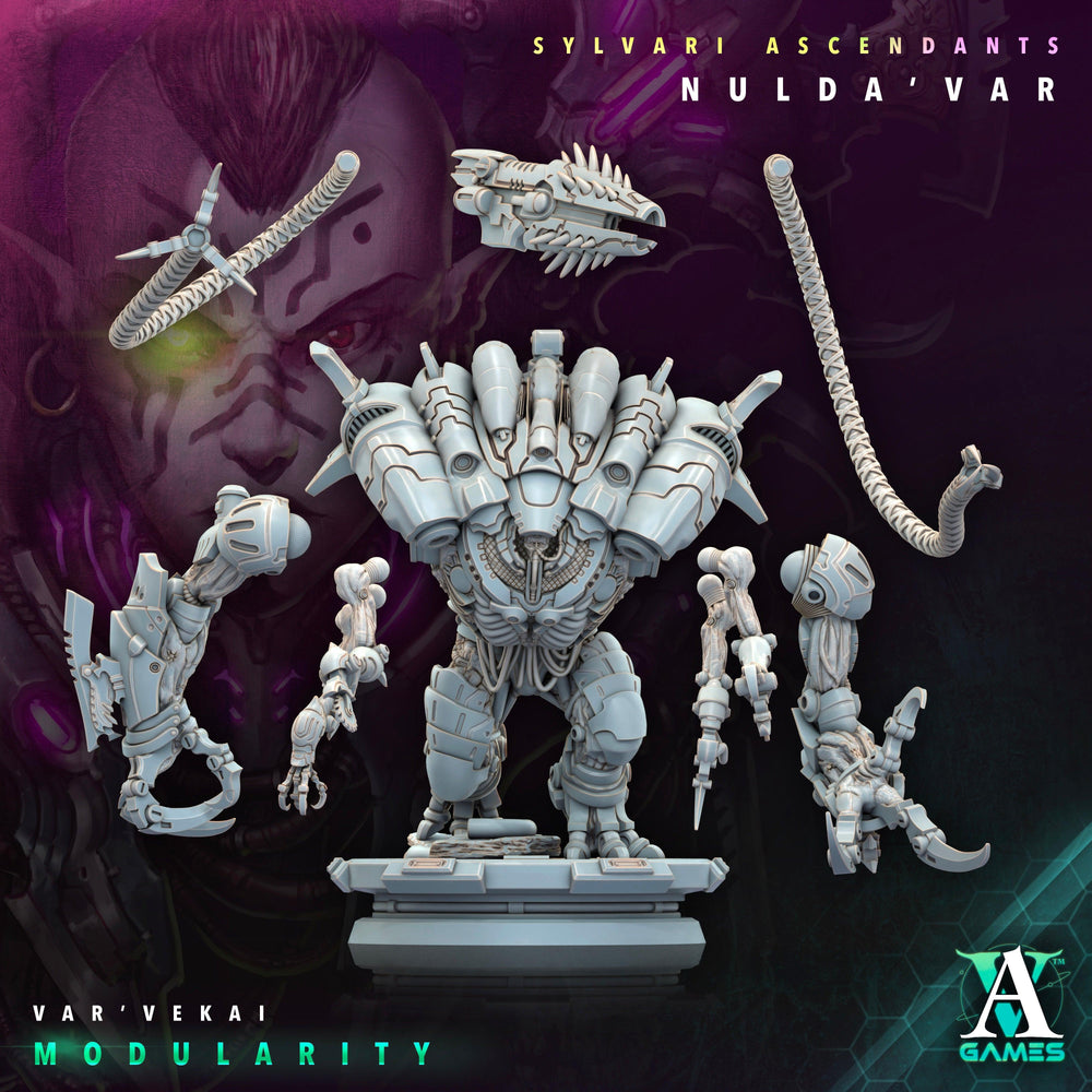 3D Printed Archvillain Games Sylvari Ascendants - Nulda Var Vor Vekai 28 32mm D&D (Online Only)