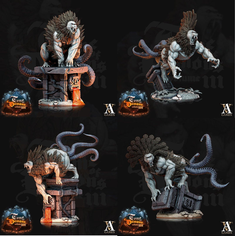 3D Printed Archvillain Games Teraton Shumba Tome of Demons 28 32mm D&D (Online Only)