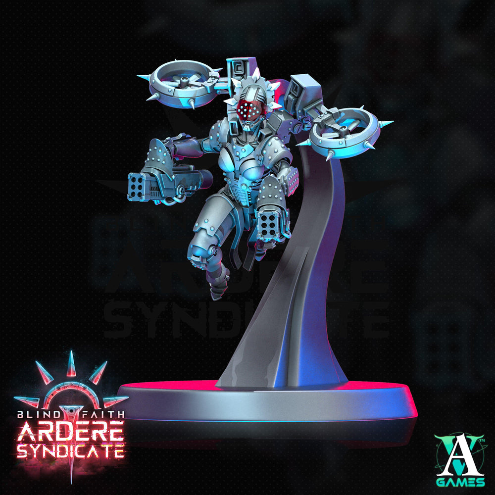 3D Printed Archvillain Games Valkyries Clean Base Set Arderite Valkyries Blind Faith - Ardere Syndicate 28 32mm D&D (Online Only)
