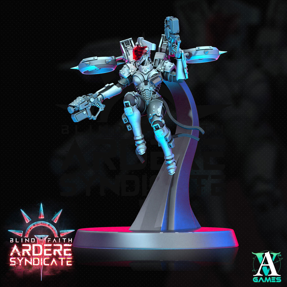 3D Printed Archvillain Games Valkyries Clean Base Set Arderite Valkyries Blind Faith - Ardere Syndicate 28 32mm D&D (Online Only)