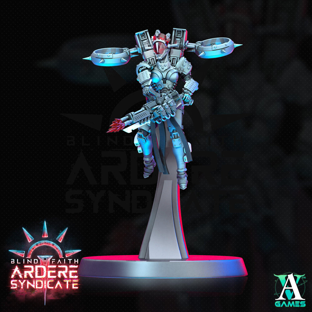 3D Printed Archvillain Games Valkyries Clean Base Set Arderite Valkyries Blind Faith - Ardere Syndicate 28 32mm D&D (Online Only)