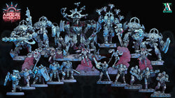 3D Printed Archvillain Games Valkyries Clean Base Set Arderite Valkyries Blind Faith - Ardere Syndicate 28 32mm D&D (Online Only)