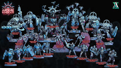 3D Printed Archvillain Games Valkyries Clean Base Set Arderite Valkyries Blind Faith - Ardere Syndicate 28 32mm D&D (Online Only)