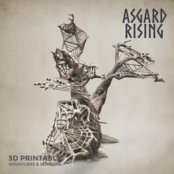 3D Printed Asgard Rising Dry Spider Forest Modular Set 32mm Ragnarok D&D (Online Only)