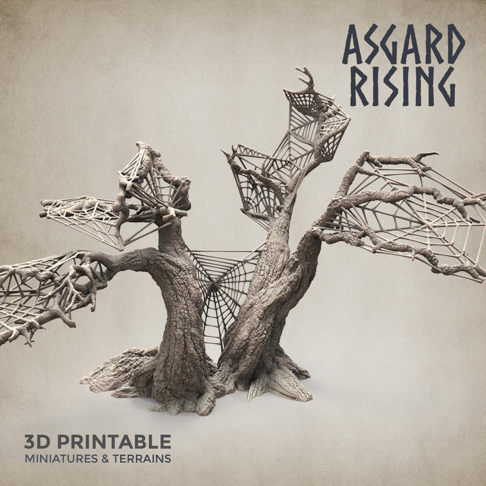 3D Printed Asgard Rising Dry Spider Forest Modular Set 32mm Ragnarok D&D (Online Only)