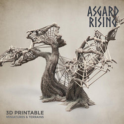 3D Printed Asgard Rising Dry Spider Forest Modular Set 32mm Ragnarok D&D (Online Only)
