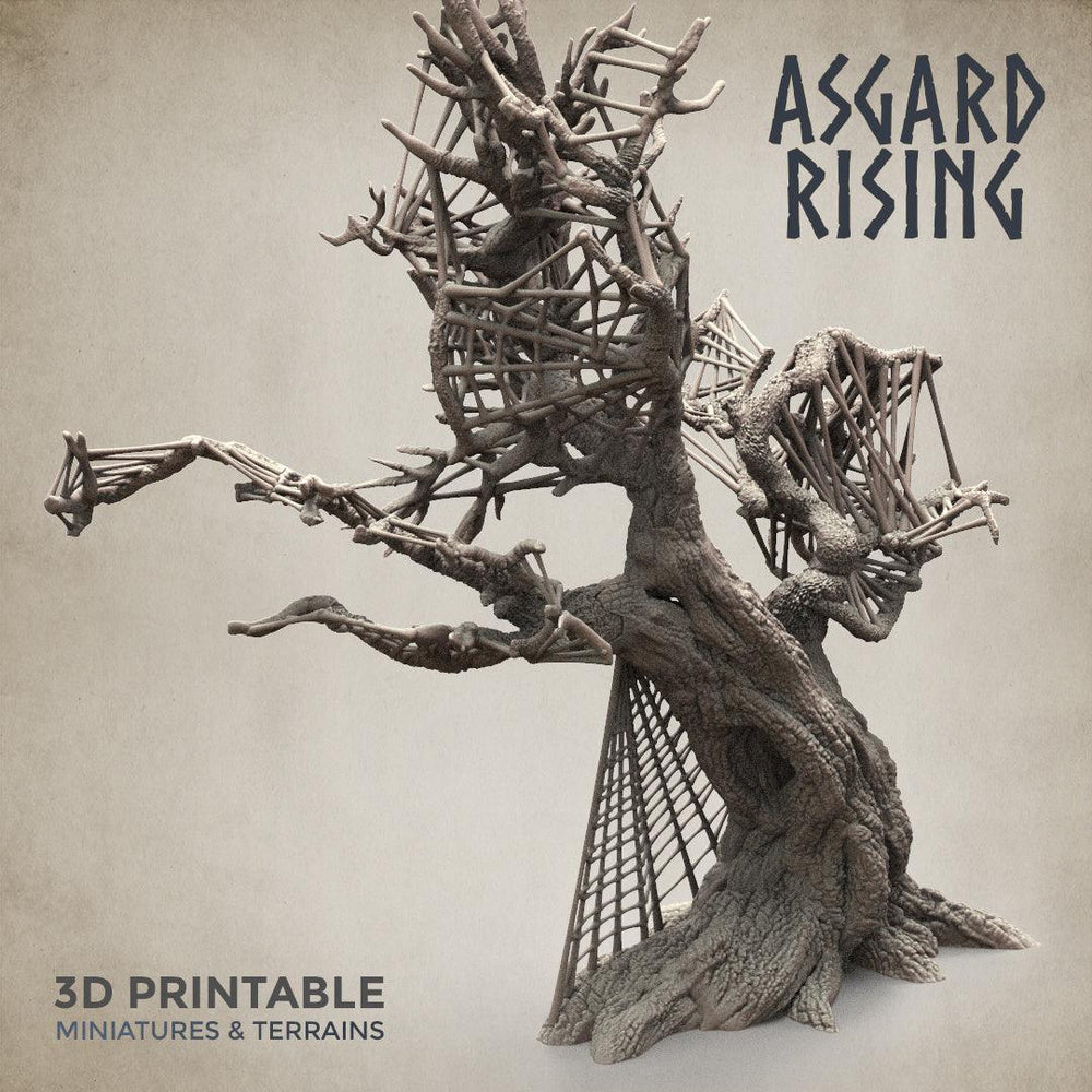 3D Printed Asgard Rising Dry Spider Forest Modular Set 32mm Ragnarok D&D (Online Only)