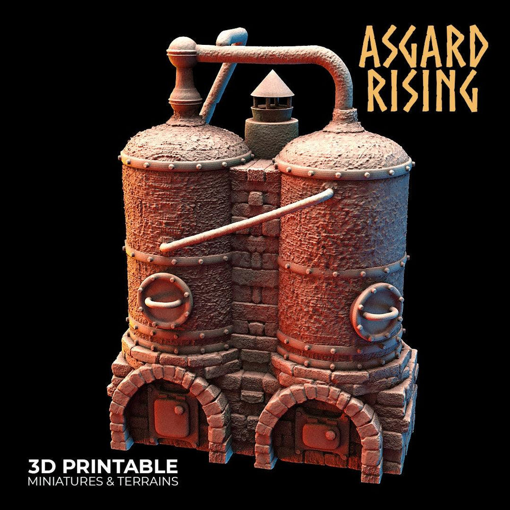 3D Printed Asgard Rising Dwarf Distillery and Brewery Set 28mm - 32mm (Online Only)