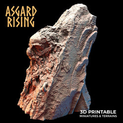3D Printed Asgard Rising Dwarf Mountain Pass Fortress Entrance 28mm - 32mm (Online Only)