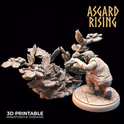3D Printed Asgard Rising Hazel Bush Set 28 - 32mm Ragnarok D&D (Online Only)