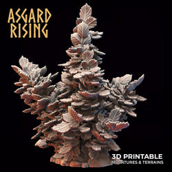 3D Printed Asgard Rising Hazel Bush Set 28 - 32mm Ragnarok D&D (Online Only)