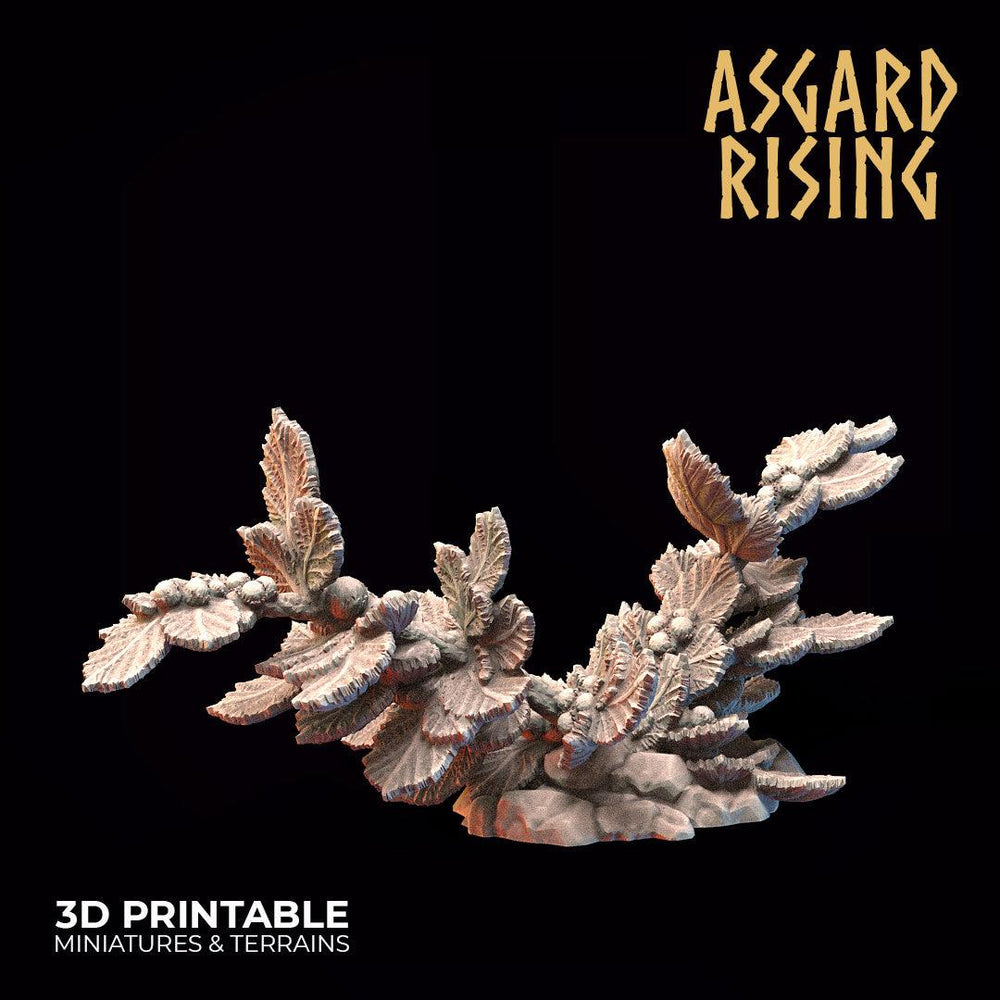 3D Printed Asgard Rising Hazel Bush Set 28 - 32mm Ragnarok D&D (Online Only)
