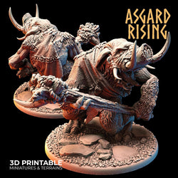 3D Printed Asgard Rising Tundra Trolls Set 28 32mm Ragnarok D&D (Online Only)