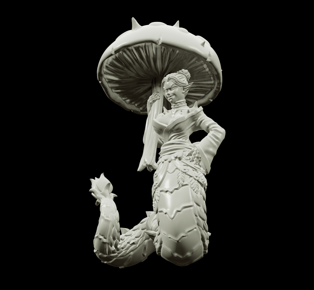 3D Printed Bestiary Vol. 4 Nafarrate - Aldoris Forest Spirit 32mm Ragnarok D&D (Online Only)