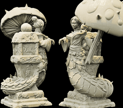 3D Printed Bestiary Vol. 4 Nafarrate - Aldoris Forest Spirit 32mm Ragnarok D&D (Online Only)