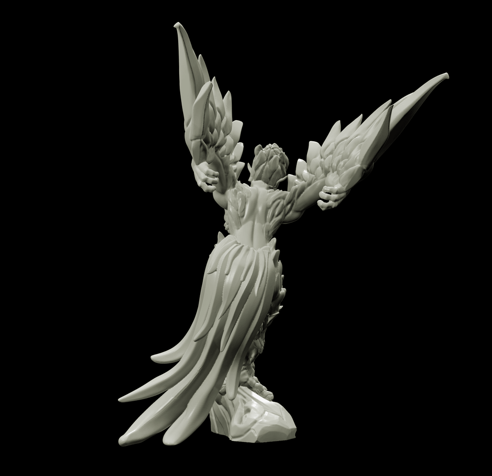 3D Printed Bestiary Vol. 4 Nafarrate - Harpy 32mm Ragnarok D&D (Online Only)