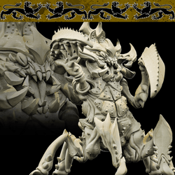 3D Printed Bestiary Vol. 4 Nafarrate - Khepri Demon Fiend 32mm Ragnarok D&D (Online Only)