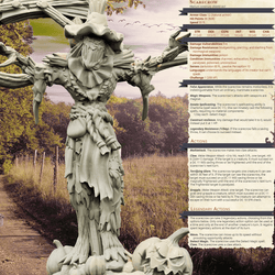 3D Printed Bestiary Vol. 4 Nafarrate - Scarecrow Construct 32mm Ragnarok D&D (Online Only)