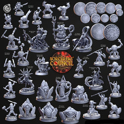 3D Printed Cast n Play Elder Seeker, Haurvat Sorcerers Council 28mm 32mm D&D (Online Only)