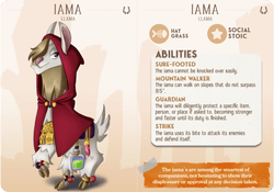 3D Printed Cast n Play Iama - The Llama Companions 28mm 32mm D&D (Online Only)