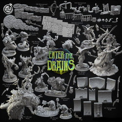 3D Printed Cast n Play Ravager Guards Enter the Drains 28mm 32mm D&D (Online Only)