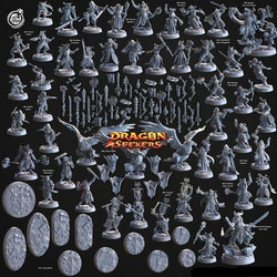 3D Printed Cast n Play Stalker Sisters Dragon Seekers 28mm 32mm D&D (Online Only)