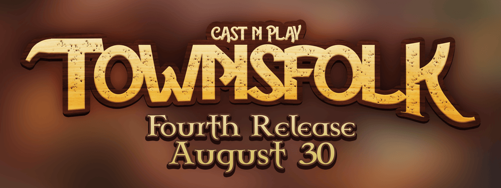 3D Printed Cast n Play Townsfolk Forth Release 28mm 32mm D&D (Online Only)
