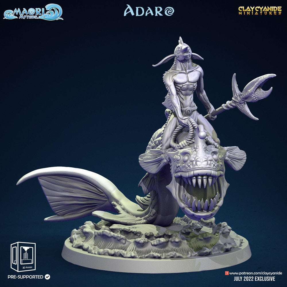 3D Printed Clay Cyanide Adaro Riders Set Maori Mythos 28mm-32mm Ragnarok D&D (Online Only)