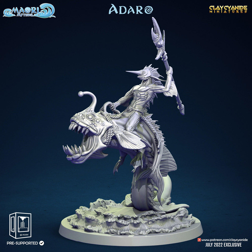 3D Printed Clay Cyanide Adaro Riders Set Maori Mythos 28mm-32mm Ragnarok D&D (Online Only)