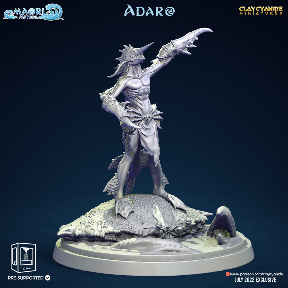3D Printed Clay Cyanide Adaro Riders Set Maori Mythos 28mm-32mm Ragnarok D&D (Online Only)