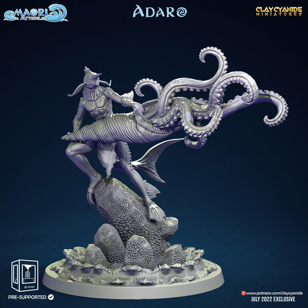 3D Printed Clay Cyanide Adaro Riders Set Maori Mythos 28mm-32mm Ragnarok D&D (Online Only)