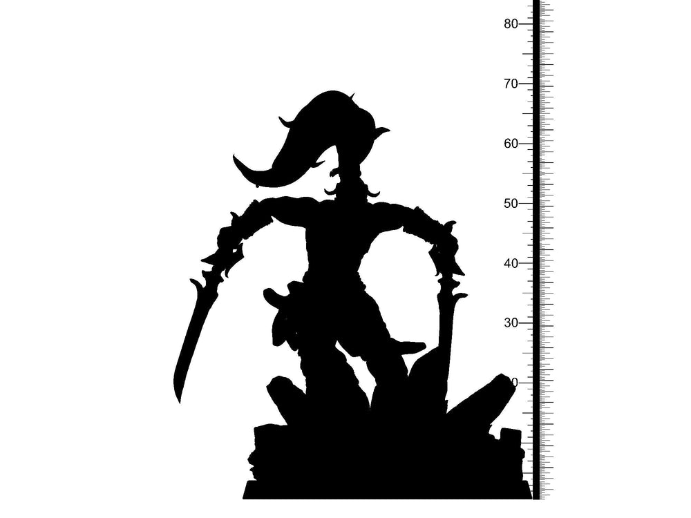 3D Printed Clay Cyanide Angra Mainyu Kingdom of Persia 28 32 mm D&D (Online Only)