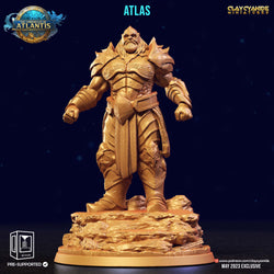 3D Printed Clay Cyanide Atlantis The Chronicles of Atlantis 28 32 mm D&D (Online Only)